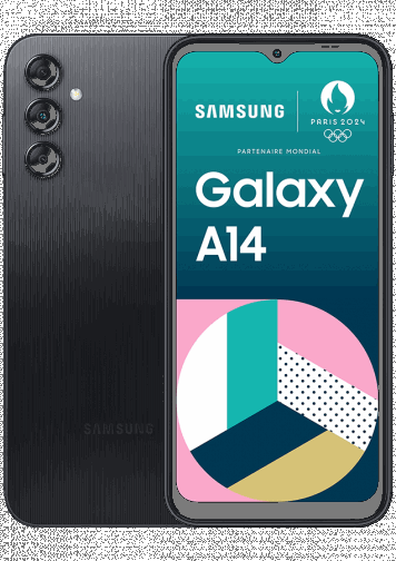 Samsung Galaxy A14 4G Noir 128Go Reconditionné Très Bon Etat