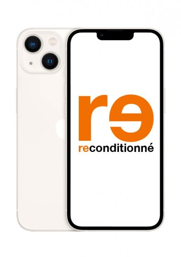iPhone 13 Blanc 128Go reconditionné Très Bon Etat