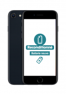 iPhone SE 2022 noir 64Go Reconditionné Parfait Etat batterie neuve