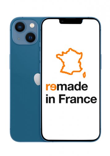 iPhone 13 Bleu 128Go Reconditionné Très Bon Etat Remade in France