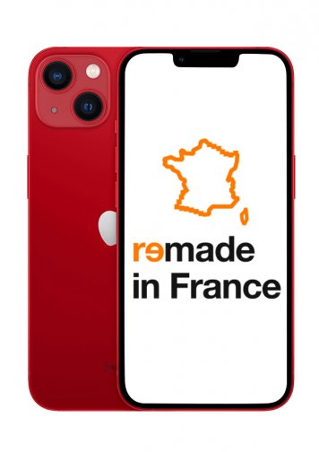 iPhone 13 Rouge 128Go Reconditionné Très Bon Etat Remade in France