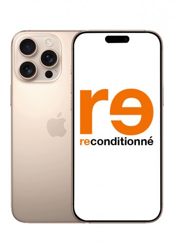 iPhone 16 Pro Max Or 256Go Reconditionné Excellent état