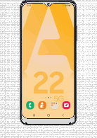 Samsung Galaxy A22 5G Noir 64Go reconditionné Parfait état