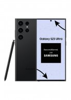 Samsung Galaxy S23 Ultra Noir 256Go Reconditionné Parfait Etat : image de face et de dos