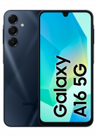 A16 5G bleu foncé de face