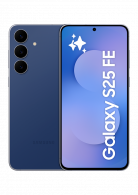 Samsung Galaxy S25 FE Bleu Nuit 128Go : image de face et de dos