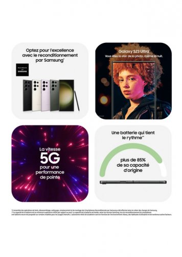 Samsung Galaxy S23 Ultra Vert 256Go Reconditionné Parfait Etat
