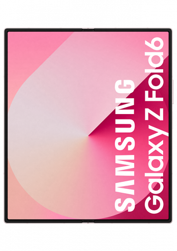 Visuel Galaxy Z Fold6 Rose ouvert