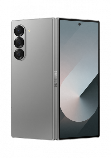 Visuel Galaxy Z Fold6 gris de dos ouvert