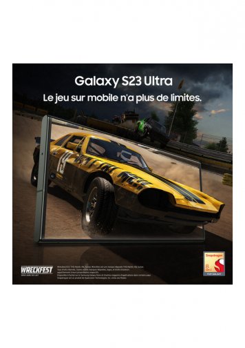 Samsung Galaxy S23 Ultra Noir 256Go Reconditionné Parfait Etat