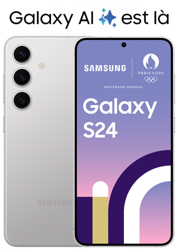Visuel Samsung Galaxy S24 Argent 