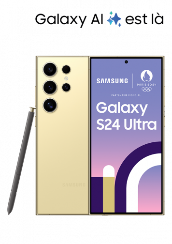 Visuel Samsung Galaxy S24 Ultra Jaune 