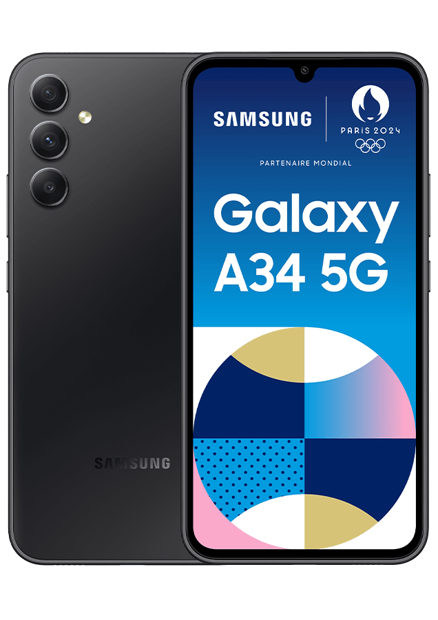 Samsung Galaxy A34 5G 128Go Noir - Détails et prix du mobile