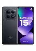 Xiaomi Redmi Note 15 5G Noir 256 Go : image de face et dos