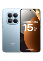 Xiaomi Redmi Note 15 Pro 5G Bleu 256 Go : image de face et de dos