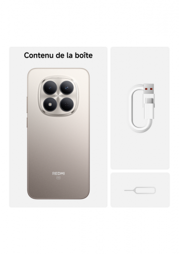 Xiaomi Redmi Note 15 Pro 5G Gris titane 256 Go