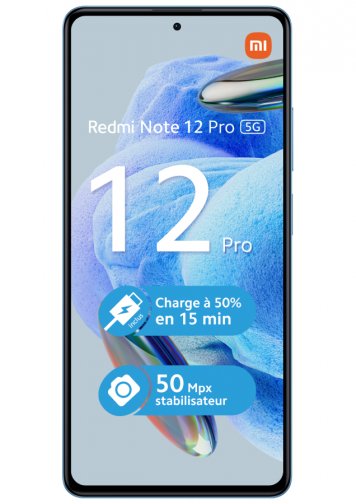 Xiaomi Redmi Note 12 Pro 5G 128Go Bleu