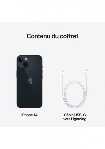 iPhone 14 noir