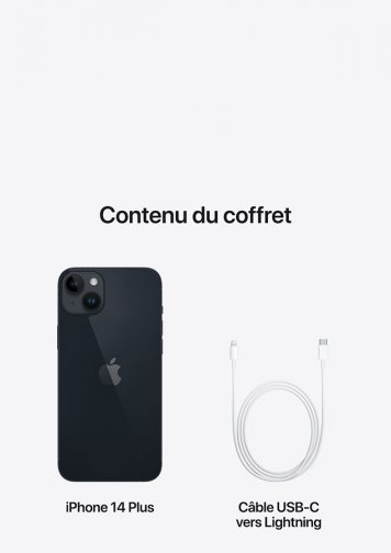 iPhone 14 Plus Noir 