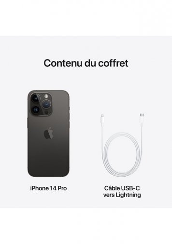 iPhone 14 Pro Noir