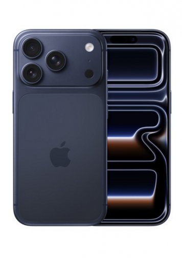 Apple iPhone 17 Pro Bleu intense  512Go : image de face et de dos