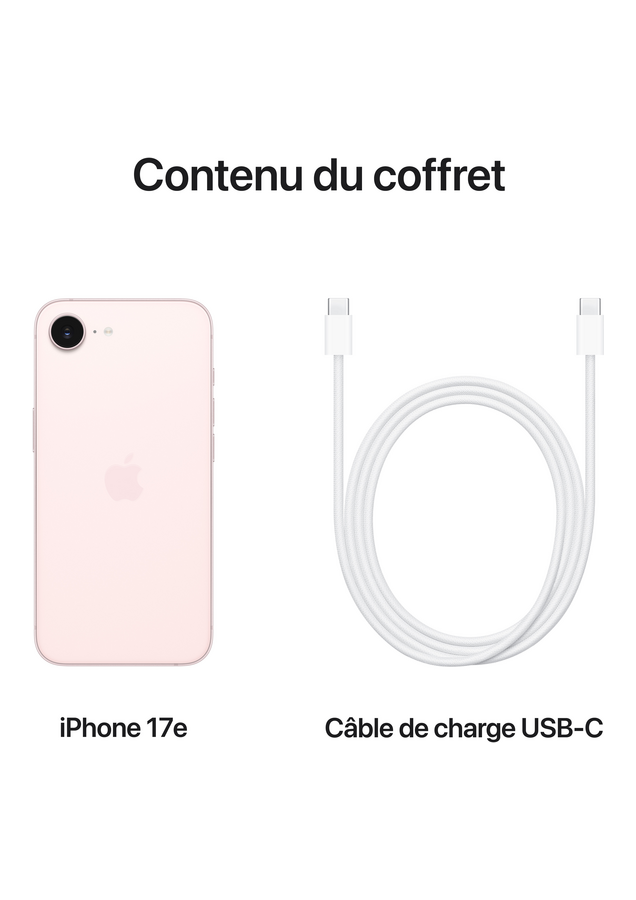 Apple 17e Rose Pastel 512Go