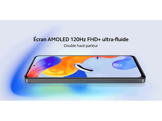 Un écran AMOLED FHD+ 120Hz ultra-fluide dans un smartphone au design moderne