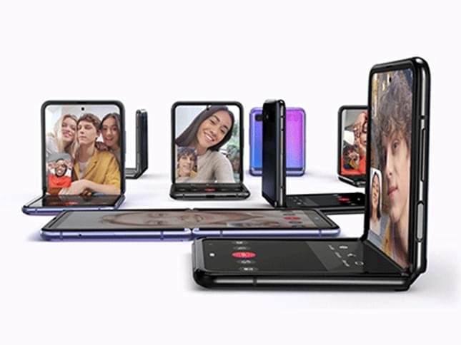 Samsung Galaxy Z Flip avec Orange
