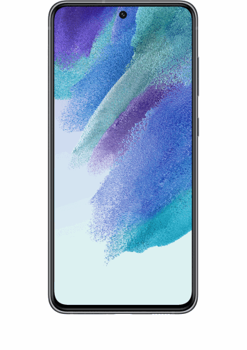 Samsung Galaxy S21 FE 5G noir avec Orange et Sosh - vue face