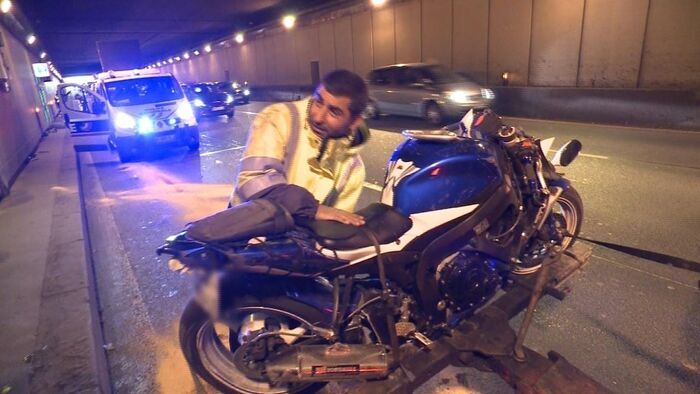 Périphérique parisien : la police en action