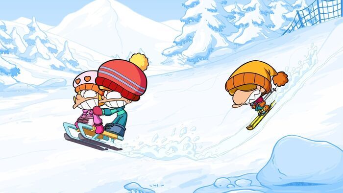 Au ski avec Francis