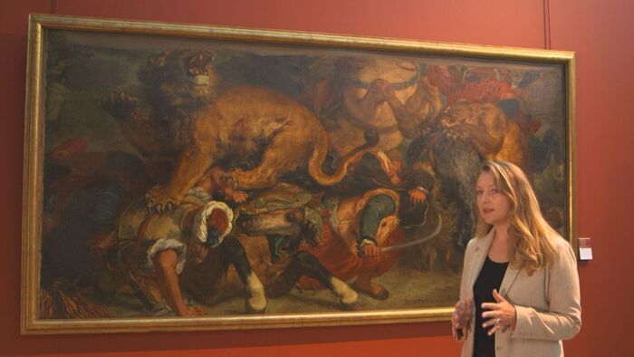 "La Chasse aux lions", d'Eugène Delacroix