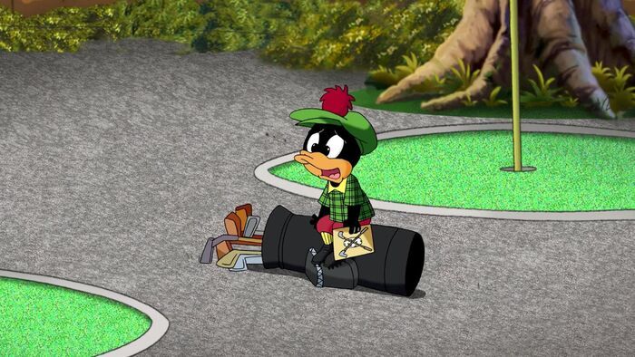 Daffy mauvais joueur