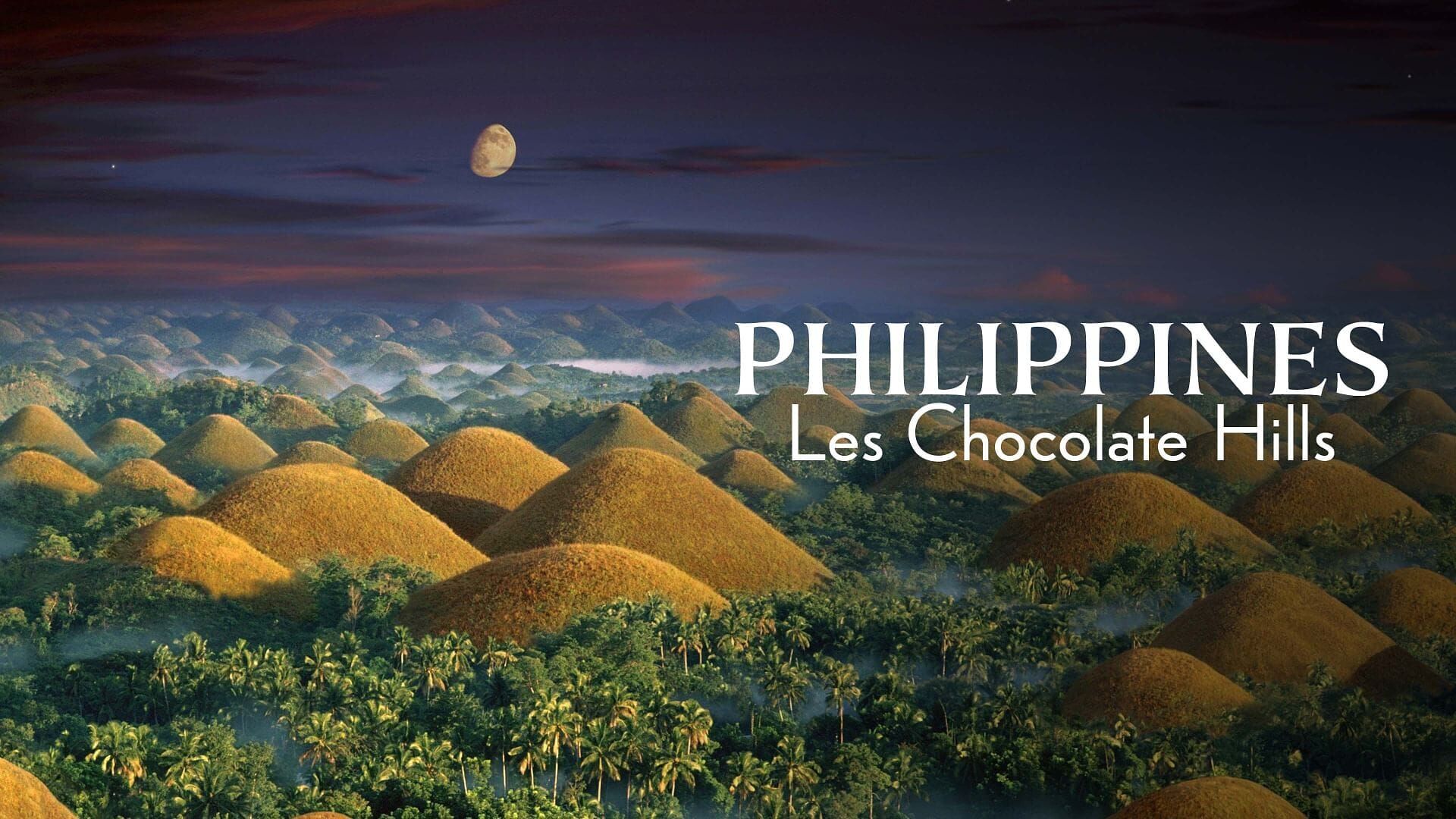 Les Chocolate Hills aux Philippines