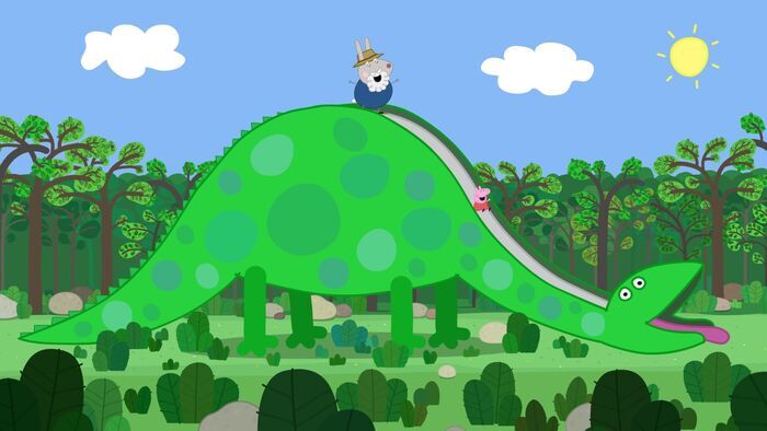 Le parc aux dinosaures de Papy Rabbit