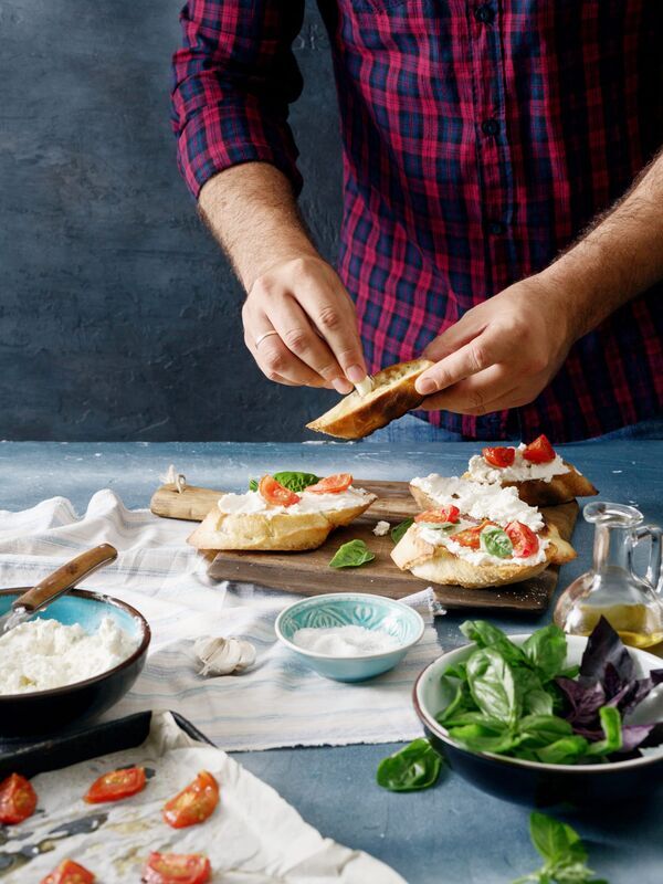 Rôti de veau aux poires, galettes de Boulaur aux cacahuètes