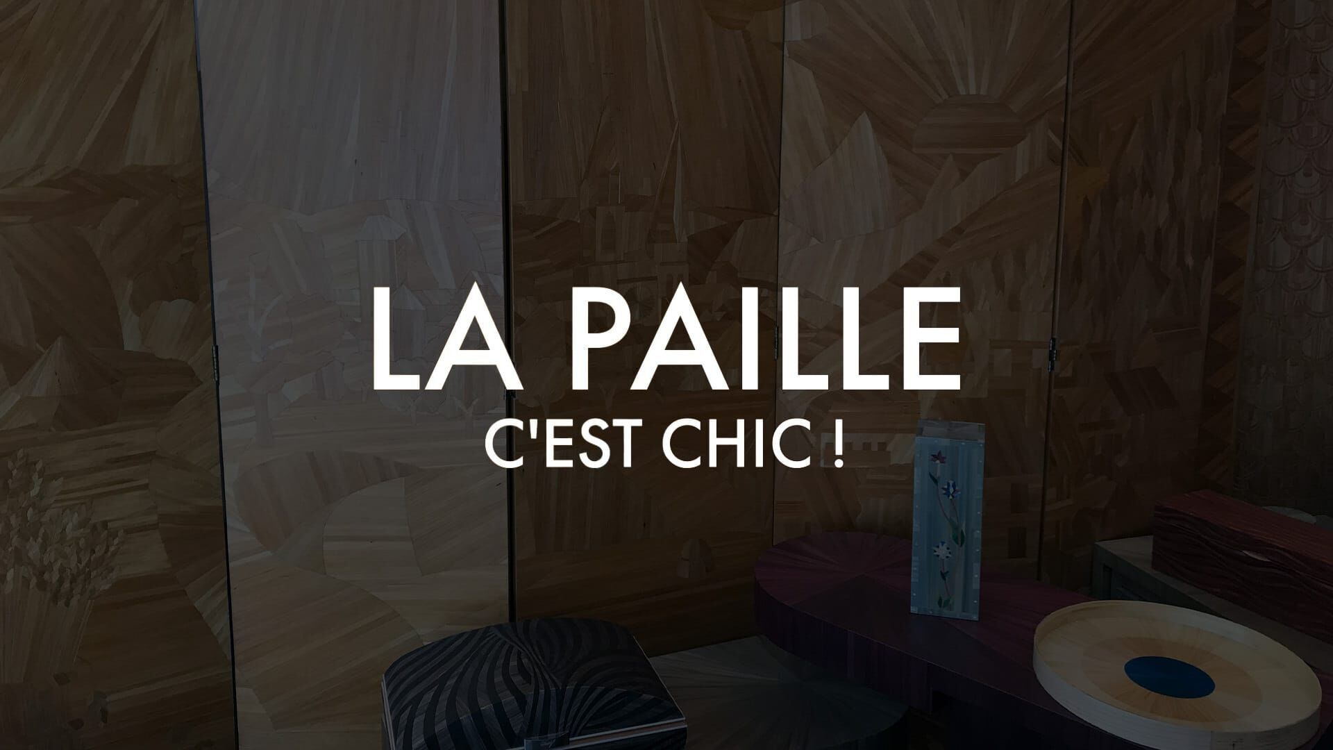 La paille, c'est chic !
