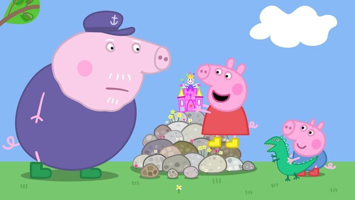 Le jardin de pierres de Papy Pig
