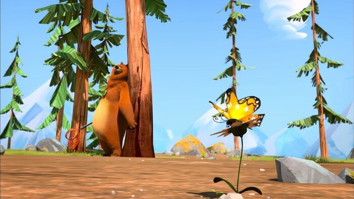 L'ours et le papillon