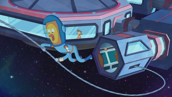 Un poulet dans l'espace / La nuit de la grignotine