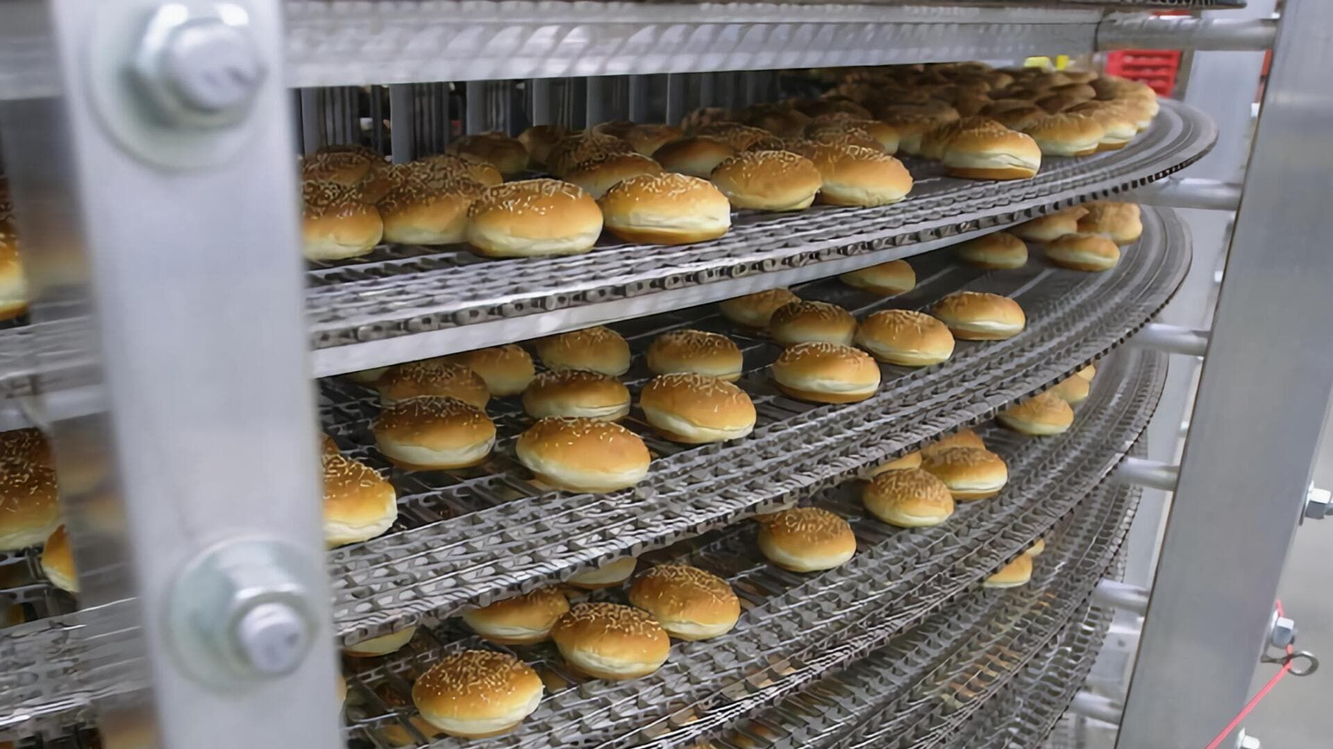 Buns et chips de popcorn
