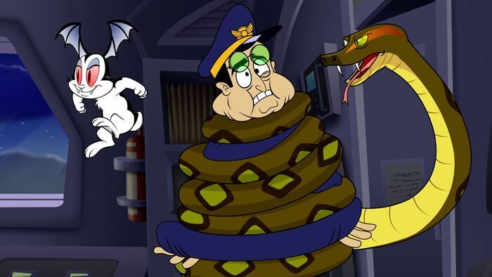Bunnicula prend l'avion