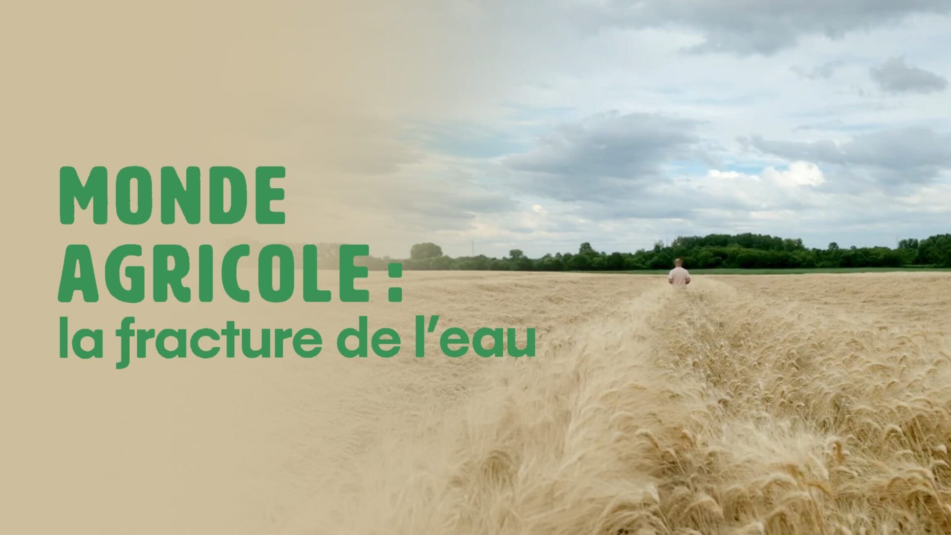 Monde agricole : la fracture de l'eau