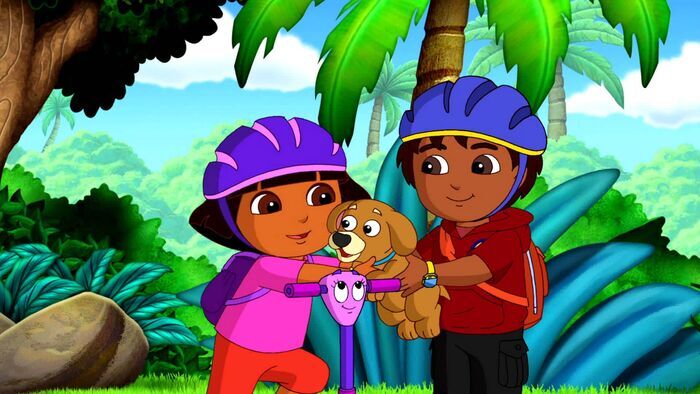 Dora fait du roller skate