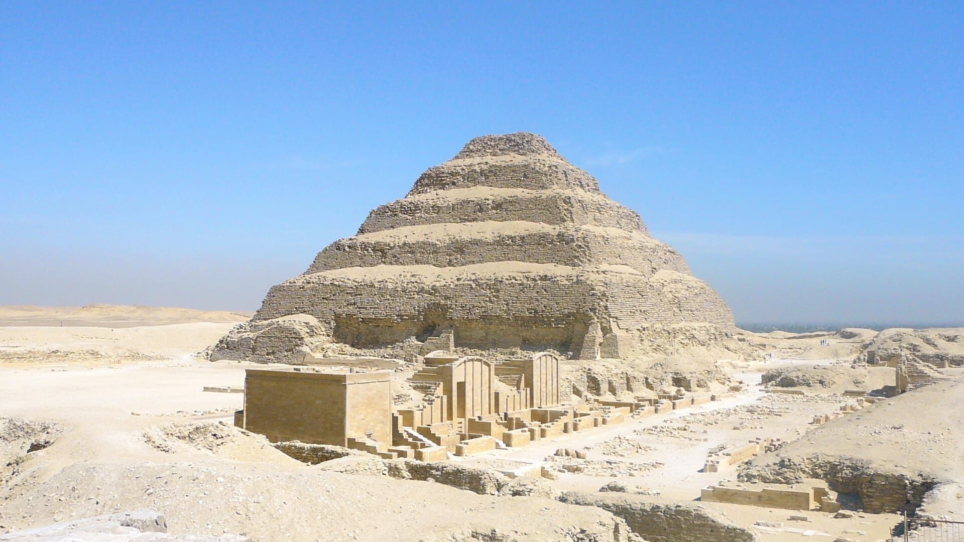 La pyramide du roi Djoser à Saqqarah