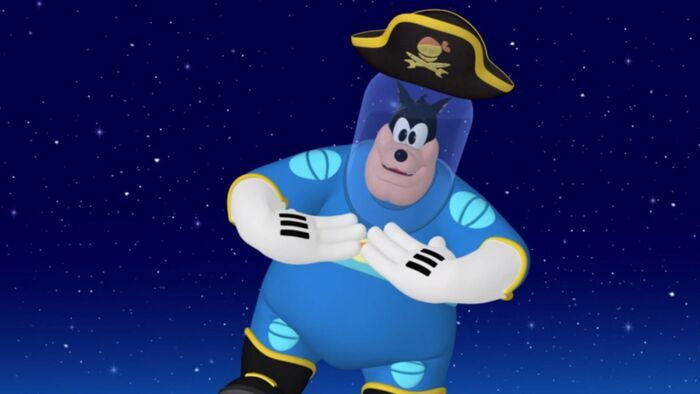 Mickey dans l'espace