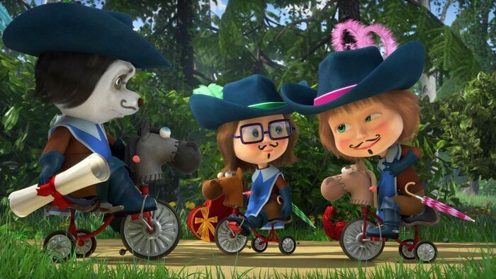 Masha et les Trois Mousquetaires
