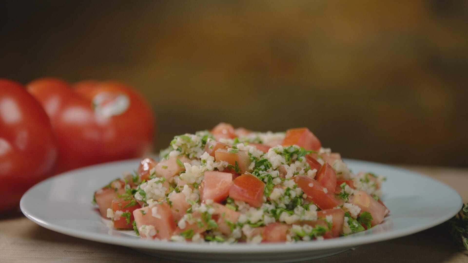 Tomates et bâtonnets de fromage