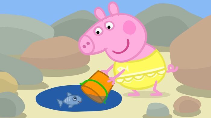 Les flaques d'eau de mer