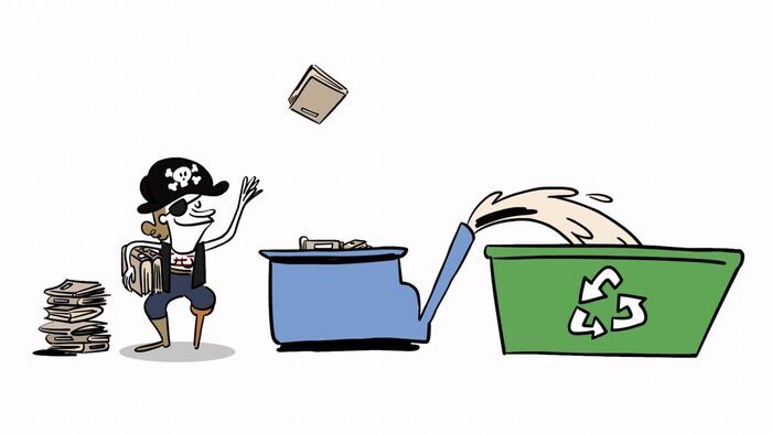 La pollution cachée des livres